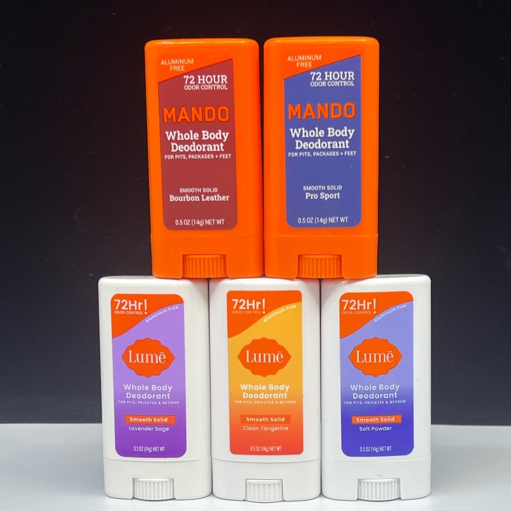 Solid Deodorant Sticks New Formula .5oz Travel Size Choose Favorite
